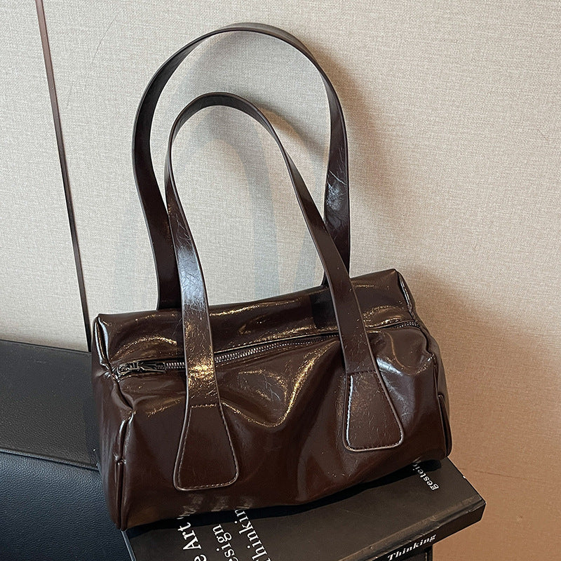 Elegant Glossy Handheld Tote Bag