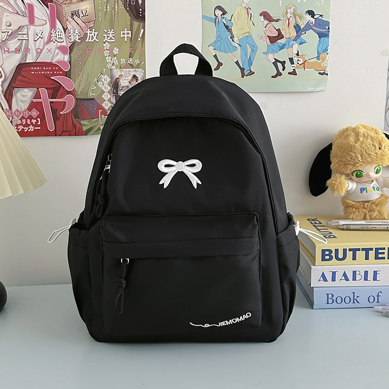 Chic Bow-Accent Backpack Kalsten