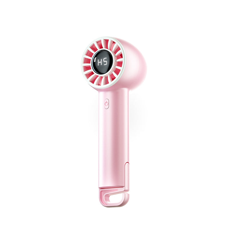 Women Portable Handheld Fan with LCD Display Kalsten