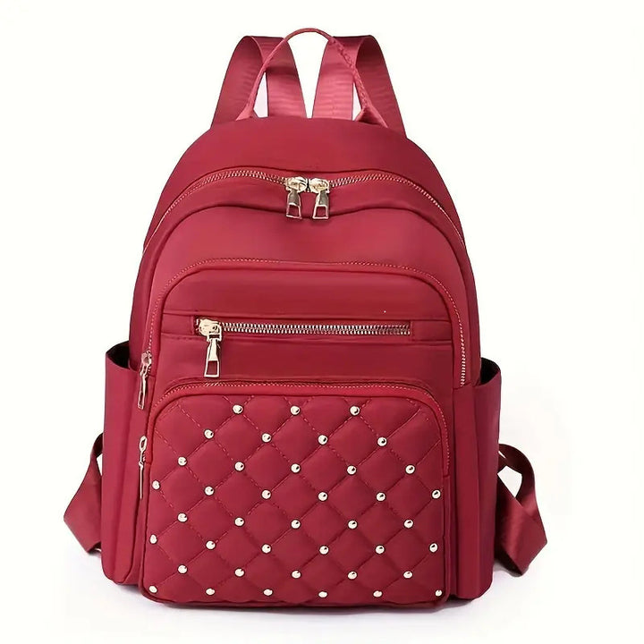 Elegant Quilted Multi-Pocket Backpack