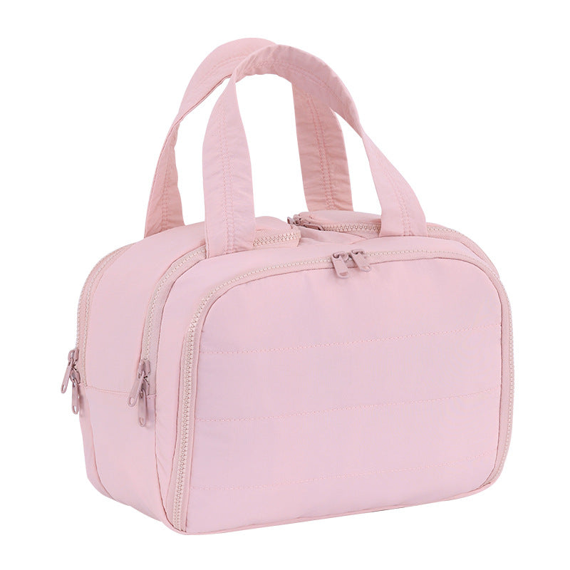 Cosmetic Organizer With Multiple Compartments And Practical Carrying Handle Kalsten