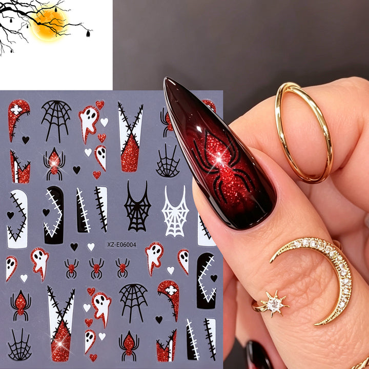 Halloween-Themed Nail Art Sticker Set  1791507032