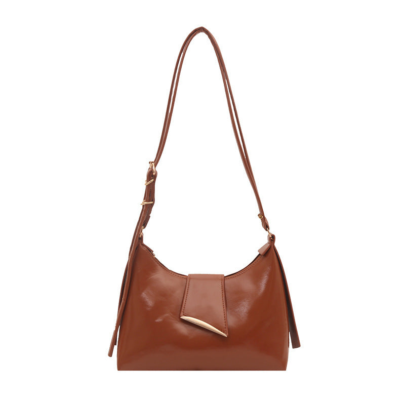 Luxurious Patent Leather Shoulder Bag Kalsten