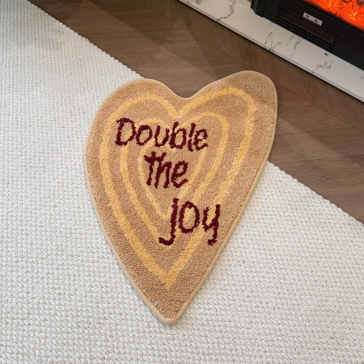 Heart-Shaped Cozy Bath Rug Kalsten