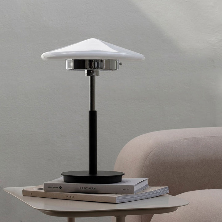 Modern Minimalist Table Lamp with Geometric Shade