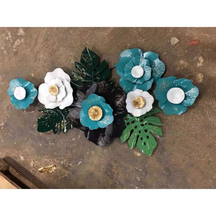 Floral Metal Wall Sculpture Kalsten