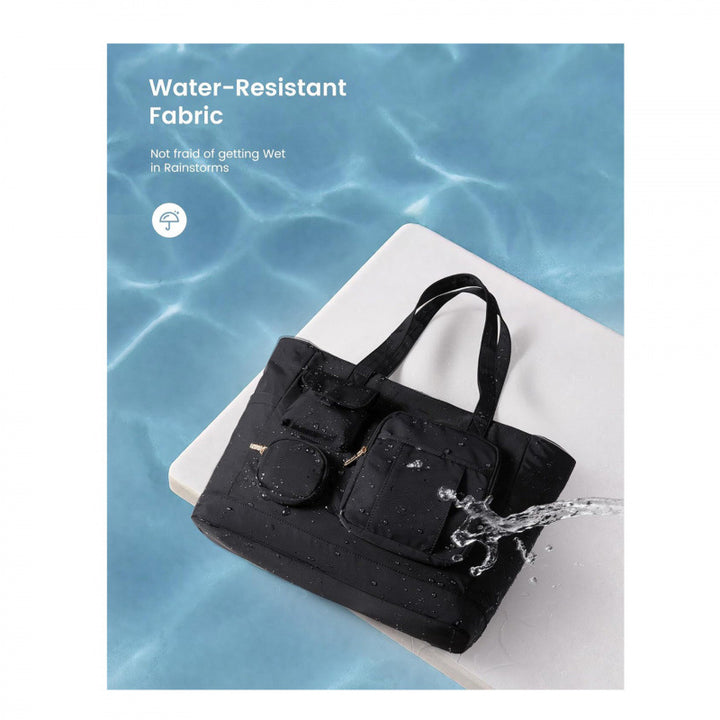 Multifunctional tote bag with multiple compartments Kalsten