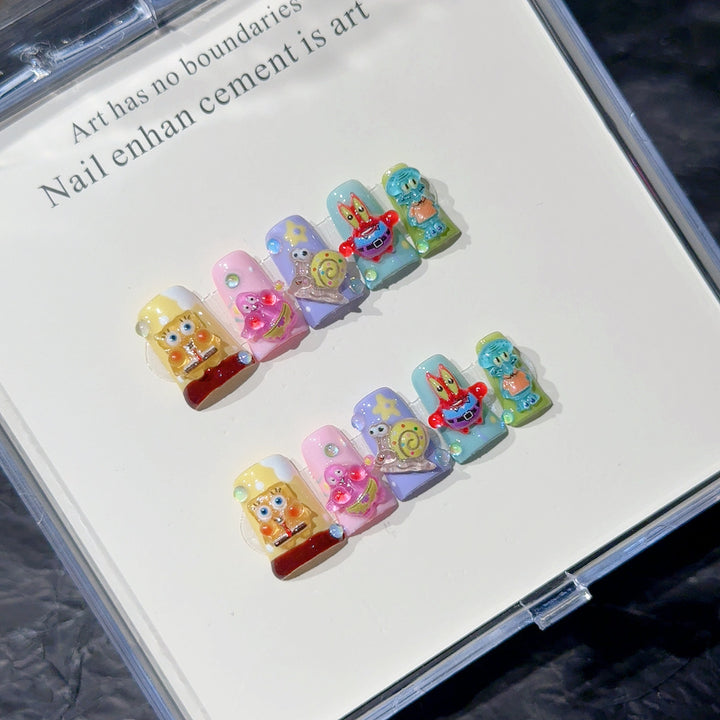 Whimsical Cartoon Nail Art Accessories