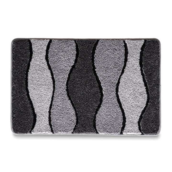 Textured Wave Pattern Bath Mat Kalsten