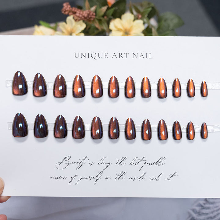 Metallic Press-On Nail Set