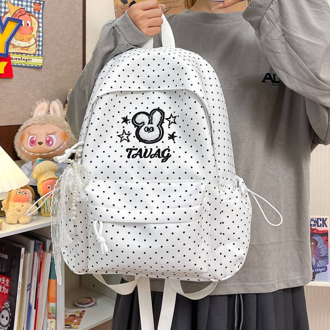 Cute Polka Dot Character Backpack Kalsten