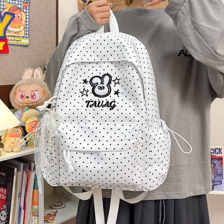 Cute Polka Dot Character Backpack Kalsten