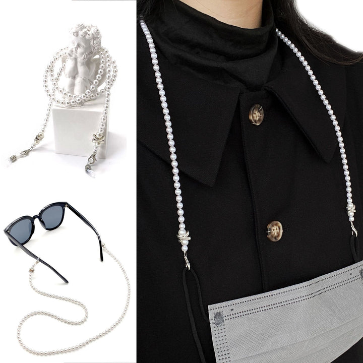 Elegant Pearl Beaded Eyewear Chain Kalsten