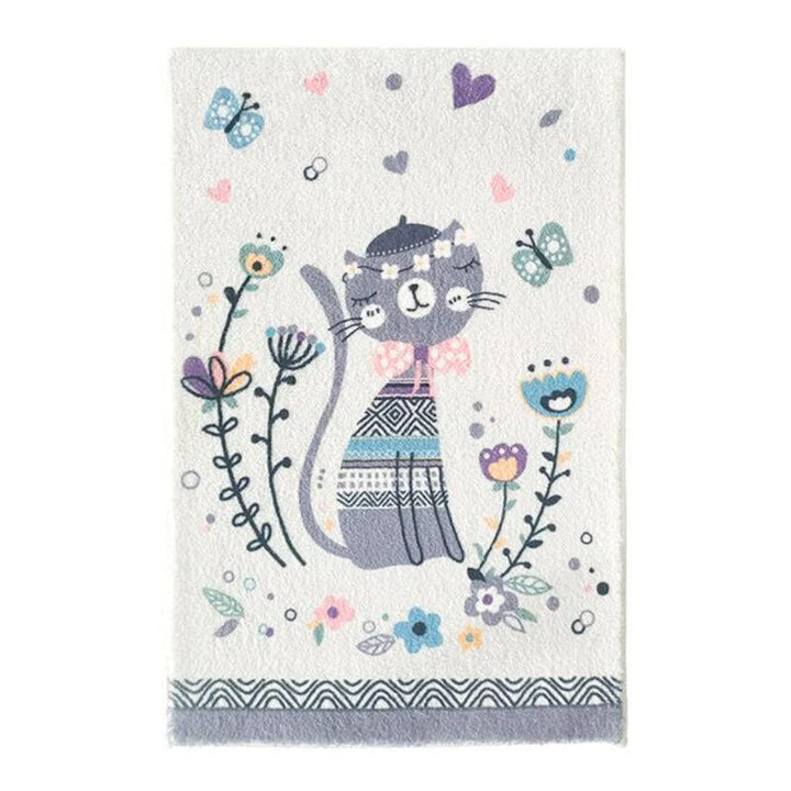 Cute Bunny-Themed Decorative Area Rug
