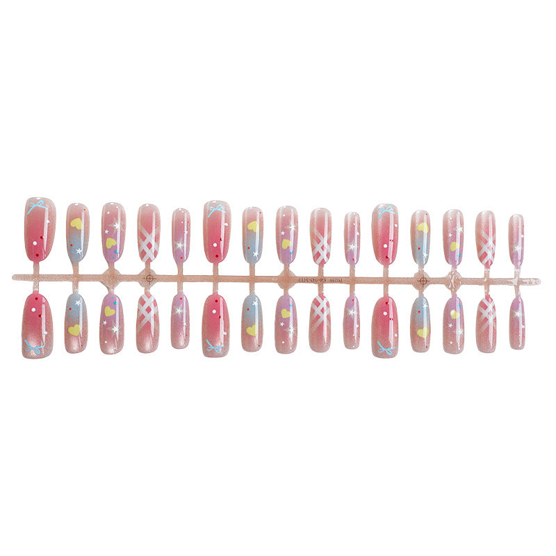 Decorative Nail Art Press-On Set 1790738682