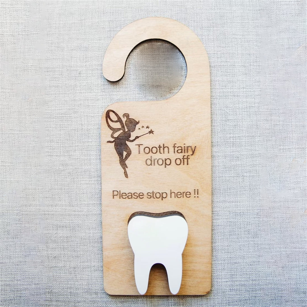 Decorative Tooth Fairy Drop-Off Sign