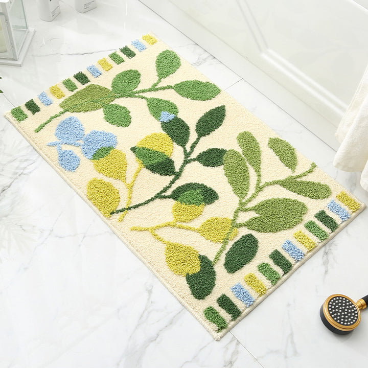 Leaf Pattern Area Rug for Home Decor