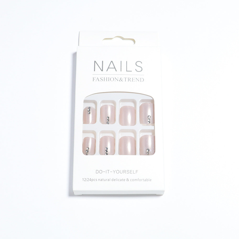 Premium Decorative Press-On Pedicure Nail Set Kalsten