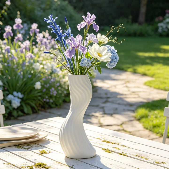 Elegant Twisted Decorative Floor Vase Kalsten
