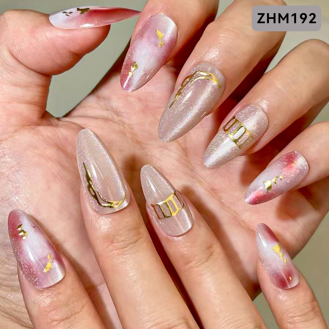 Versatile Nail Art Press-On Set Kalsten