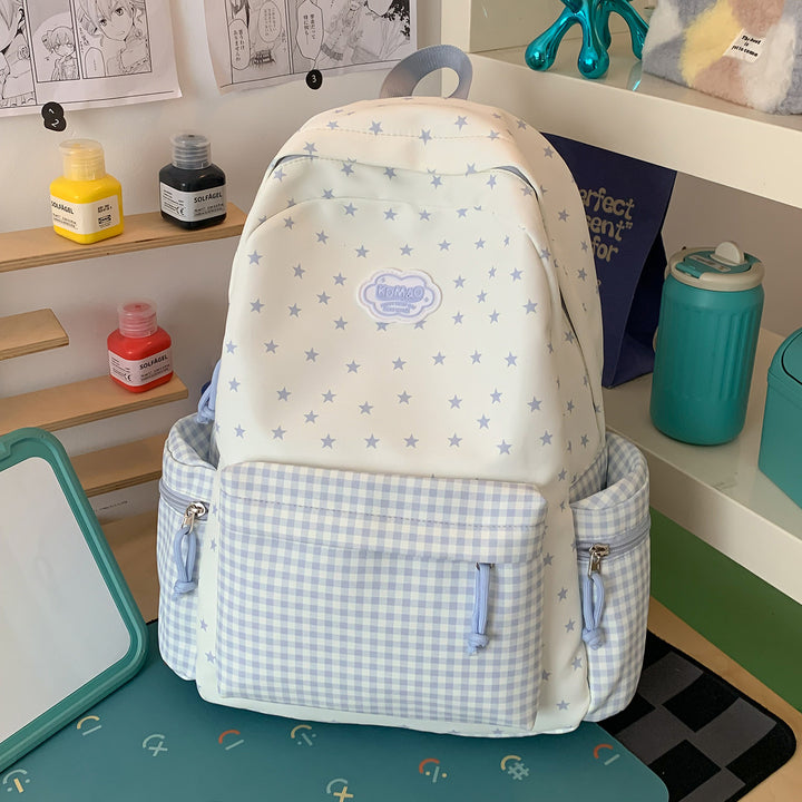 Stylish Star-Print Backpack Kalsten