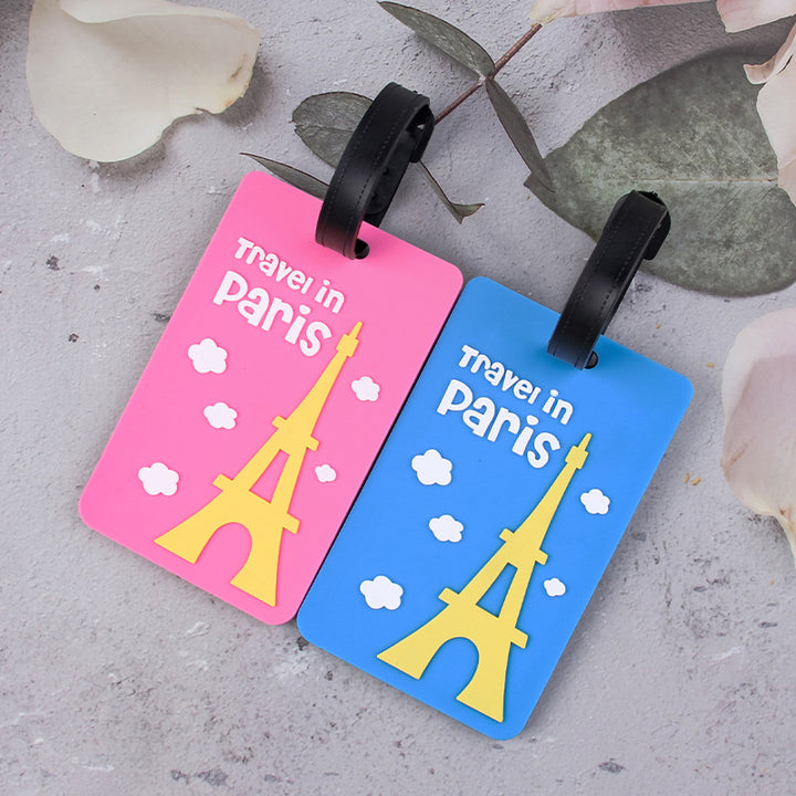 Paris-Themed Luggage Tag Kalsten