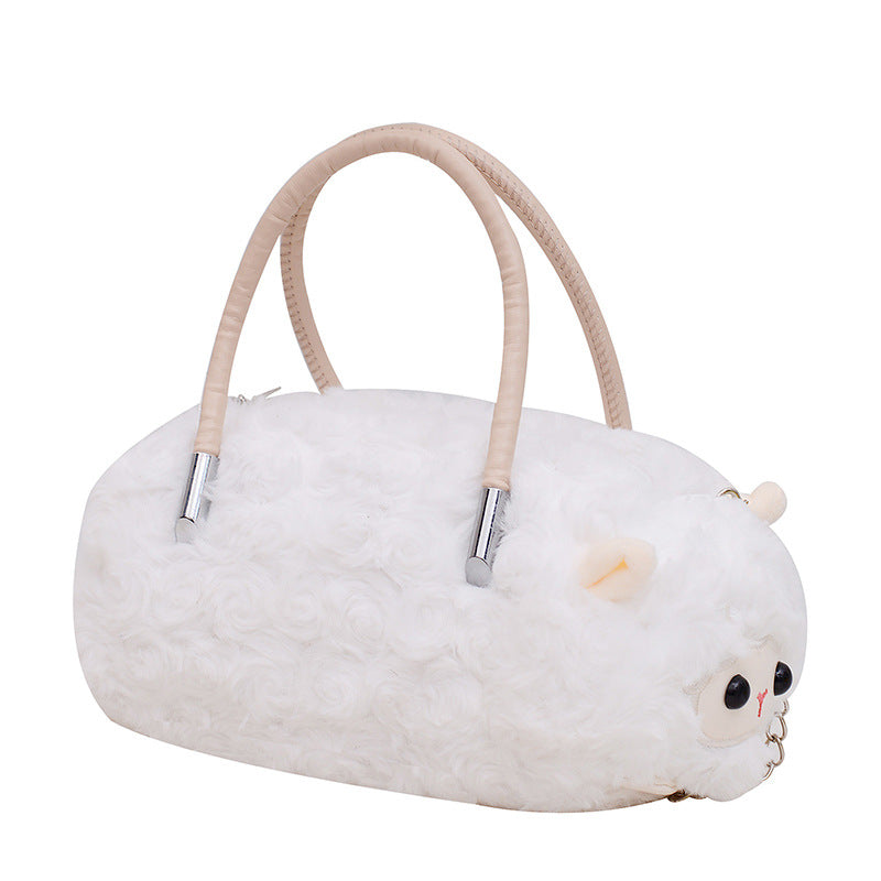 Plush handbag with animal design Kalsten