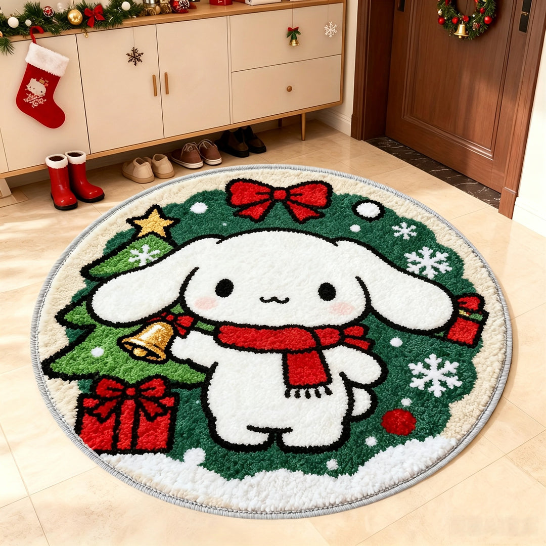 Cartoon Character Christmas Area Rug