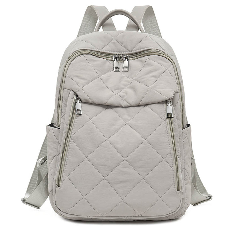 Quilted Multi-Pocket Backpack Kalsten