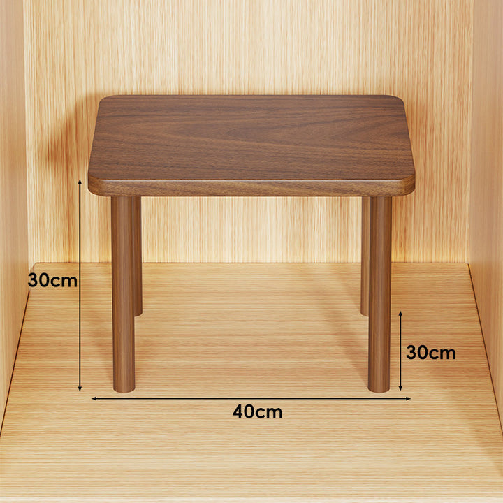 Adjustable Multi-Height Wooden Monitor Riser and Desktop Shelf