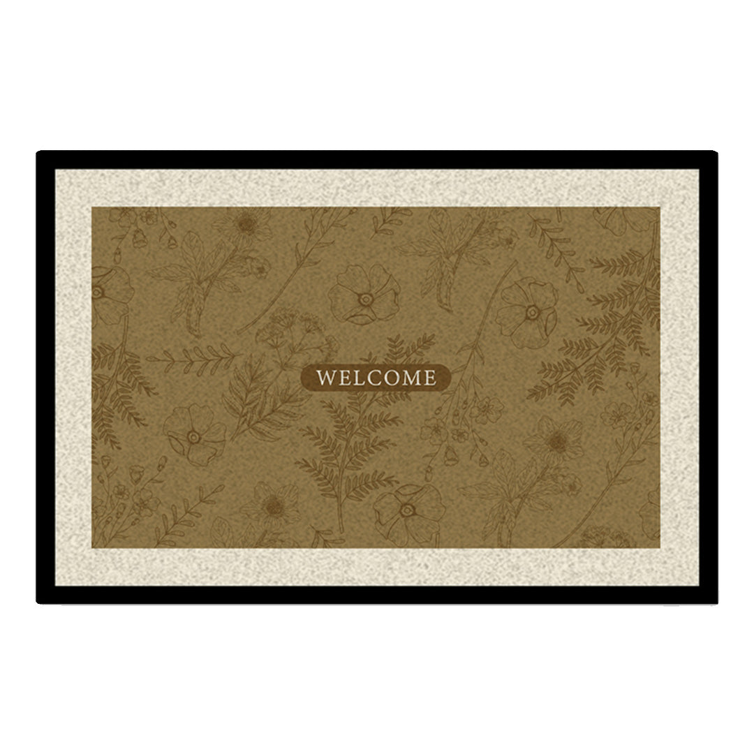 Elegant Textured Welcome Mat