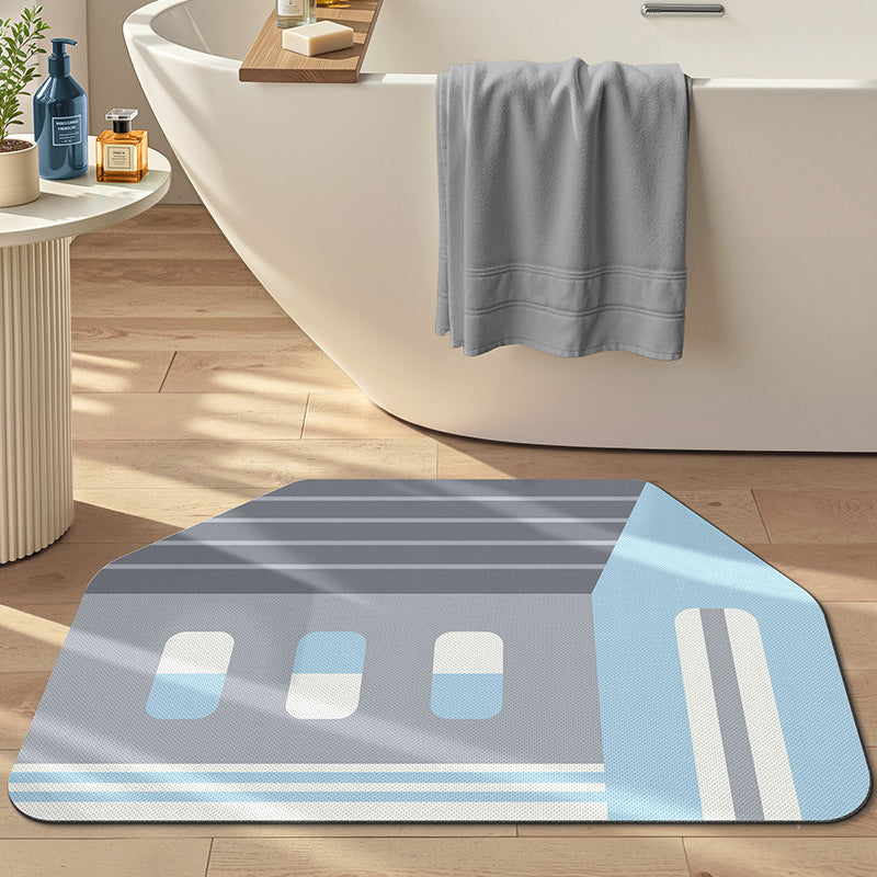 Geometric Design Bath Mat Kalsten