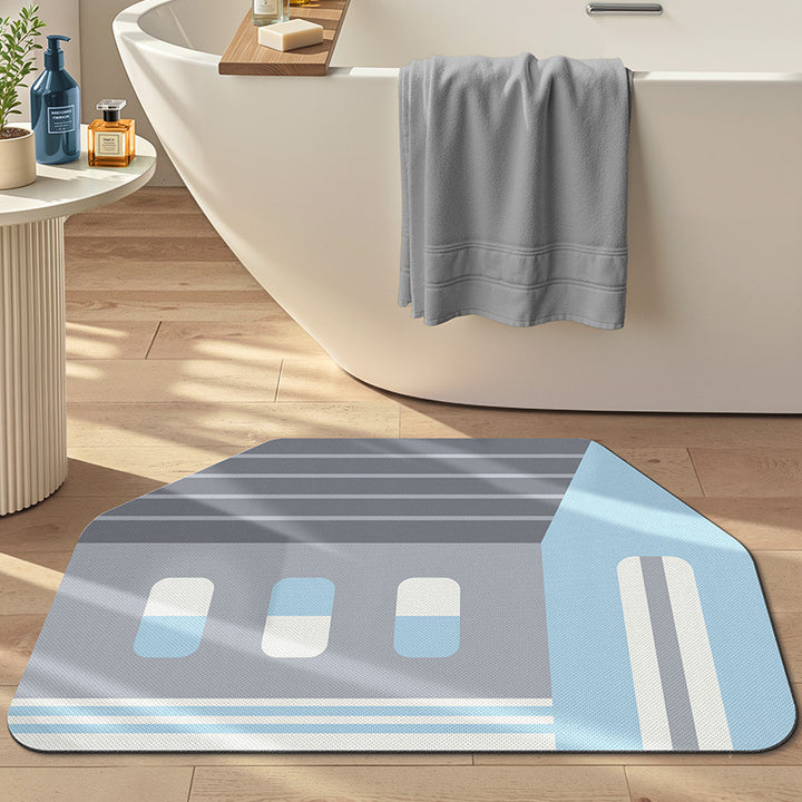 Geometric Design Bath Mat Kalsten