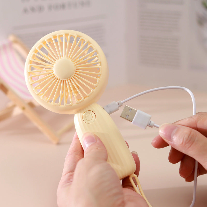 Women's Portable Mini Handheld Fan with Ergonomic Handle Kalsten
