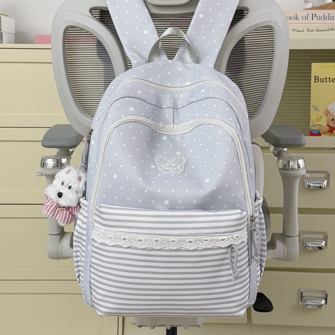Playful Bunny-Ear Design School Backpack Kalsten