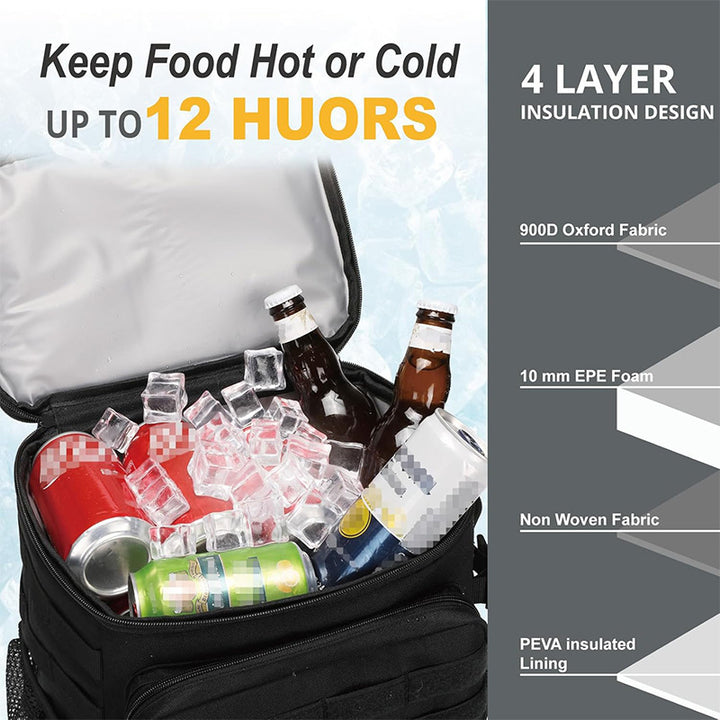 Multifunctional cooler backpack with insulating properties Kalsten
