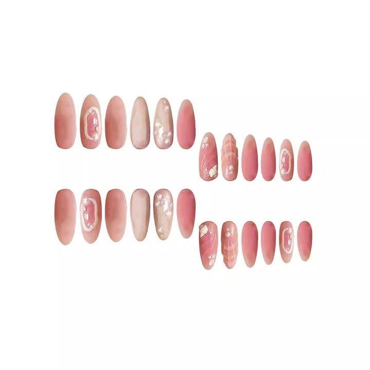 Elegant Artistic Gel Nail Enhancements Kalsten