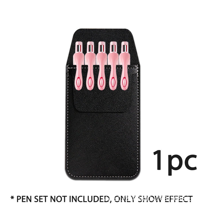 Stylish Leather Pencil Case Holder