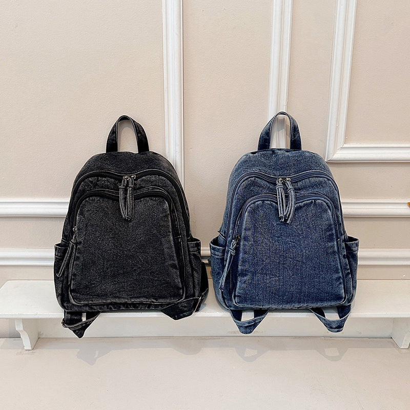 Durable Denim Backpack Kalsten
