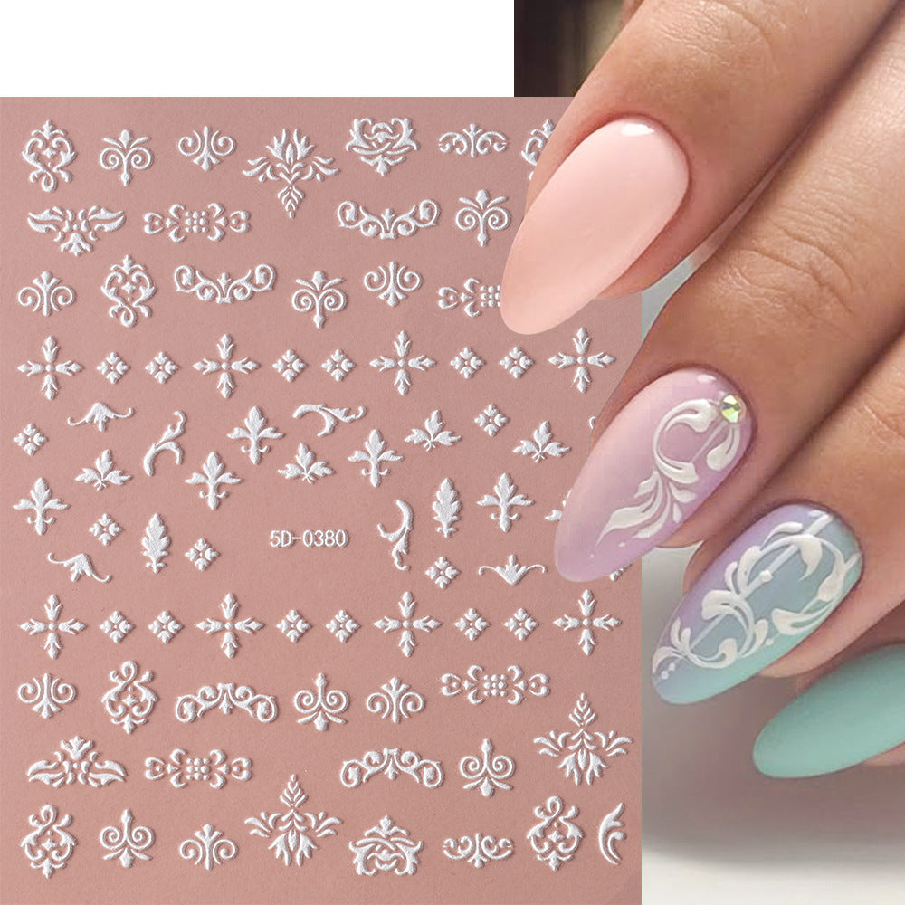 Elegant Nail Art Stamping Plate