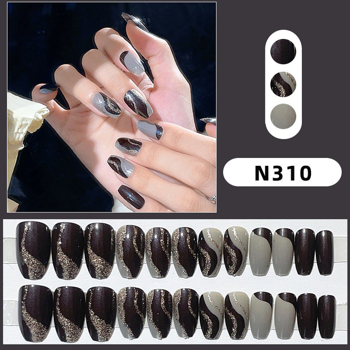 Sparkling Gradient Press-On Nail Set