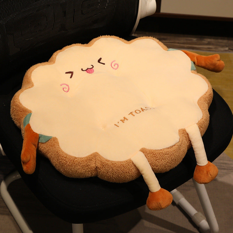 Plush seat cushion dog cloud with extra soft padding and attachment straps
