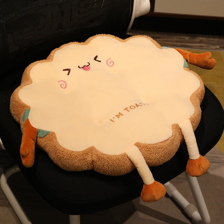 Plush seat cushion dog cloud with extra soft padding and attachment straps