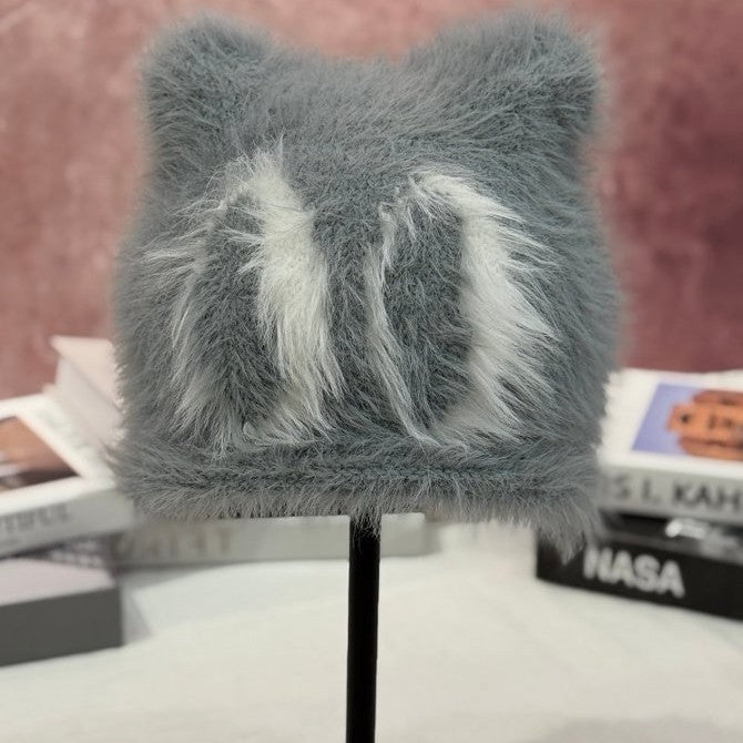 Cozy Faux Fur Cat Ears Beanie Kalsten