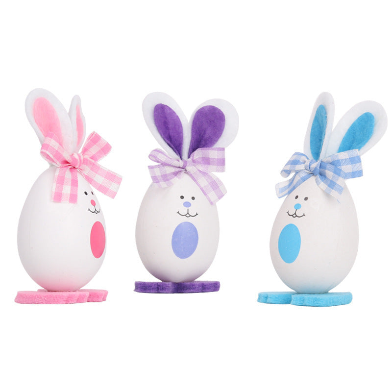 Decorative Bunny-Themed Easter Egg Ornaments Kalsten