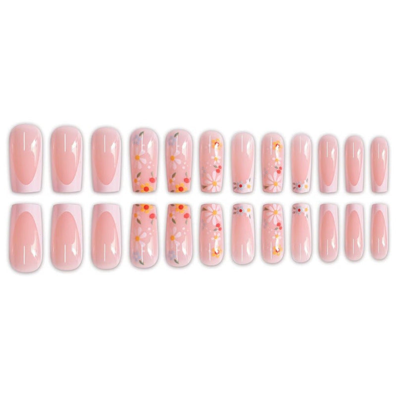 Floral Acrylic Nail Art Kalsten