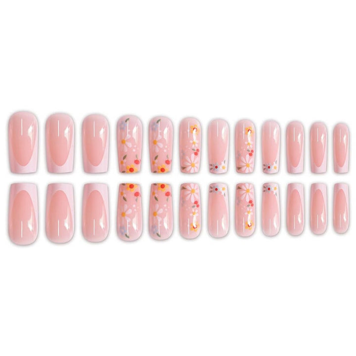 Floral Acrylic Nail Art Kalsten