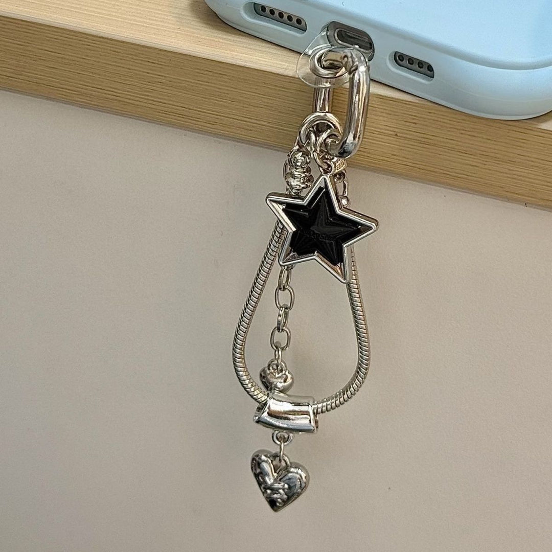 Decorative Star Charm Keychain Holder Kalsten