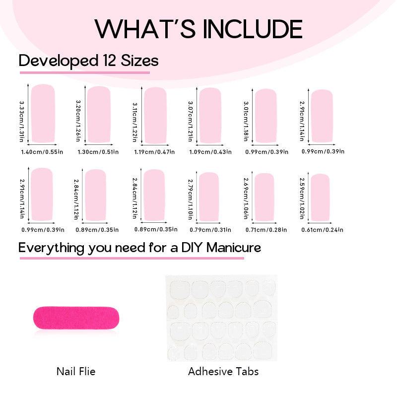 Creative nail art set with elegant heart and gradient patterns Kalsten