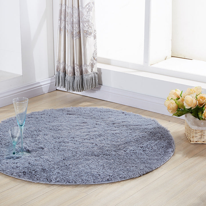 Plush Round Area Rug Kalsten 1790150822